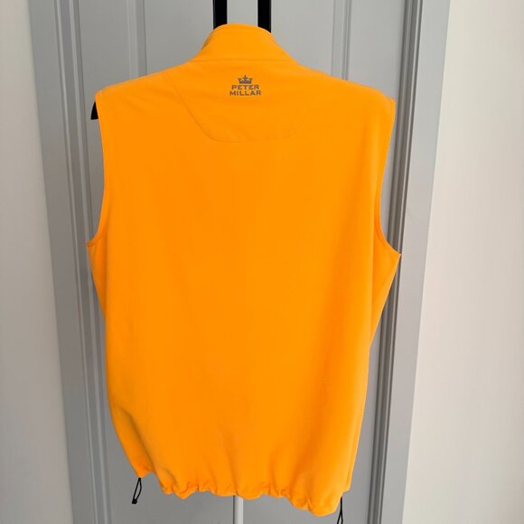 Peter Millar Element 4 Wind Block Golf Vest Mens L Casual Outdoors Beaver Creek - Picture 4 of 10